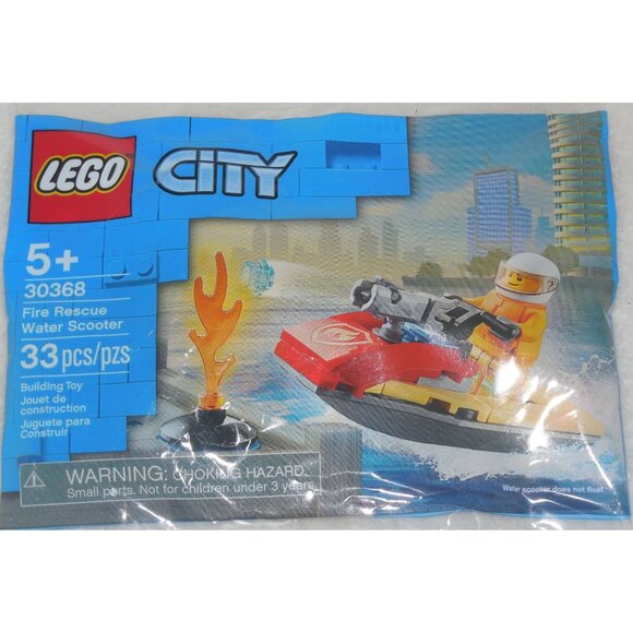 Lego Other - Lego CITY FIRE RESCUE SCOOTER 33 PCS NEW! #30368 RETIRED!!! NOT IN PRODUCTION!!!